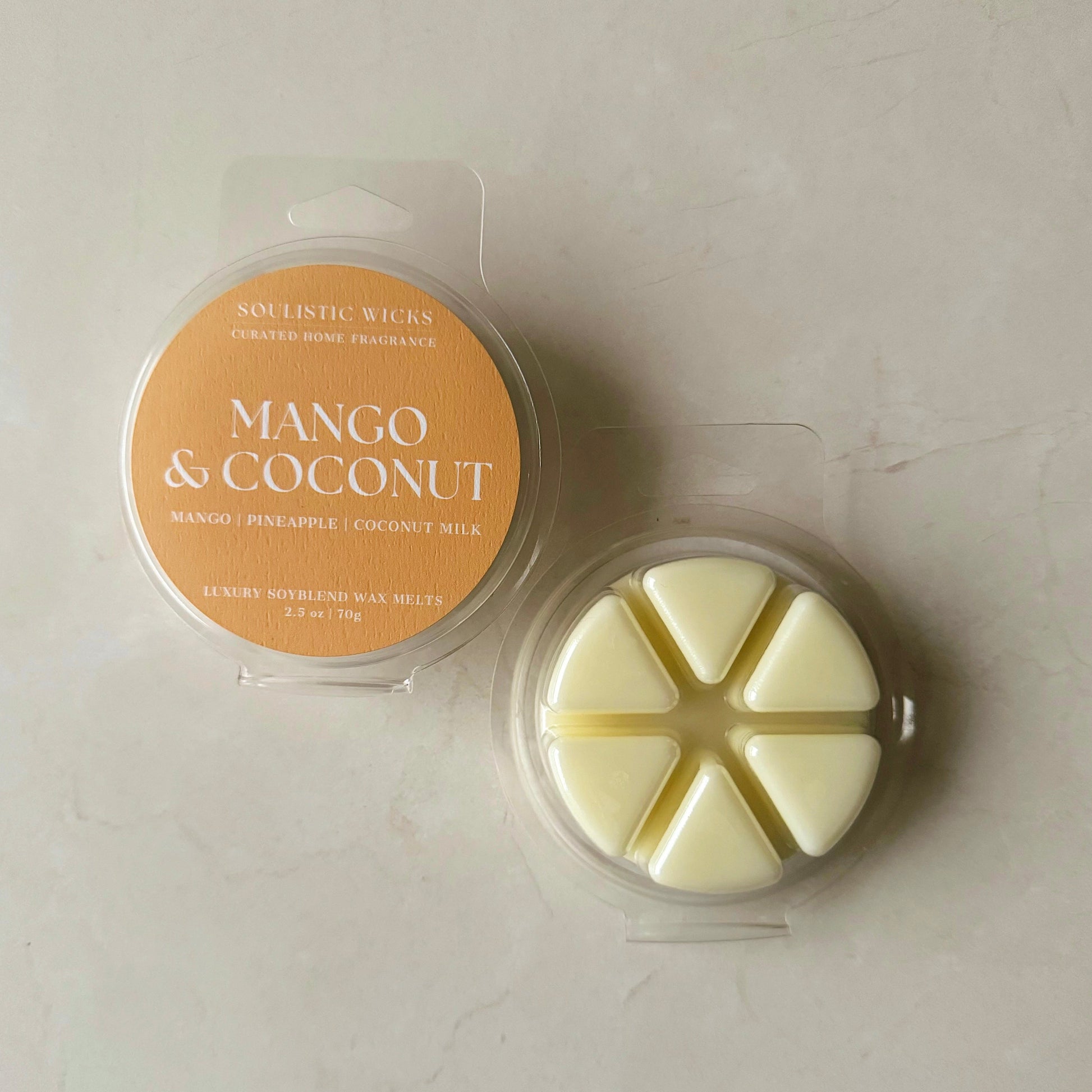 Mango Coconut Wax Melt - Featured Products - Blaque Beauti Scentz